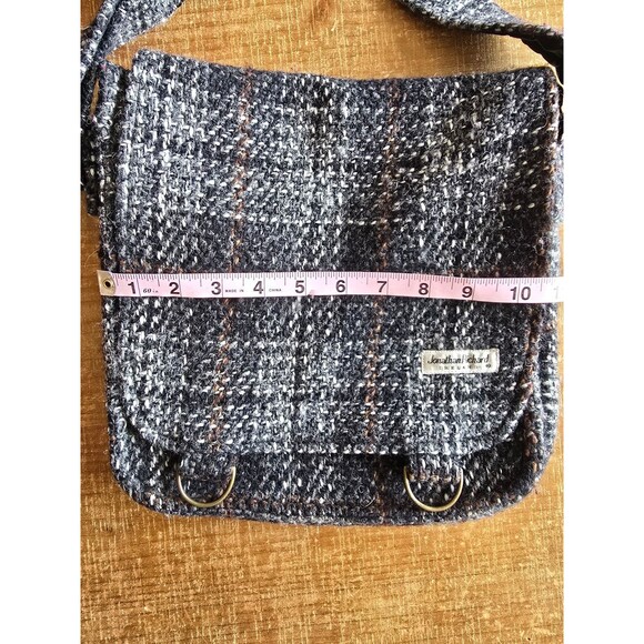 Jonathan Richard 100% wool crossbody purse made in Ireland - Picture 11 of 11
